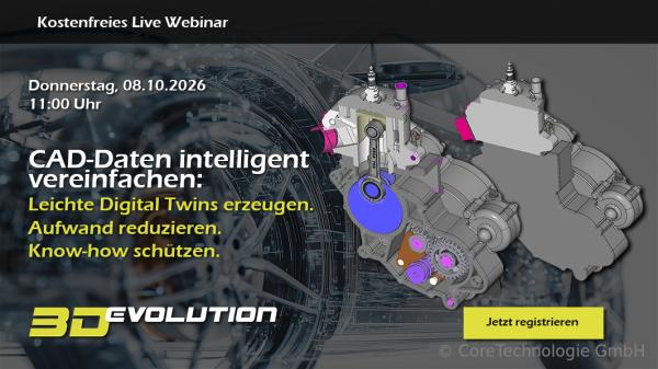 Intelligente Datenvereinfachung komplexer CAD-Modelle