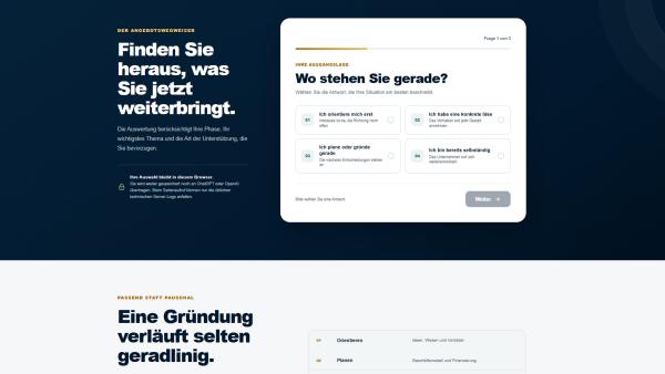 Neuer Online-Gründungscheck hilft beim Einstieg in die Selbständigkeit