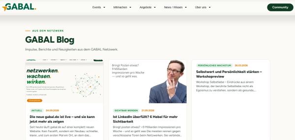 GABAL verbindet Weiterbildung und Vernetzung auf neuer Online-Plattform