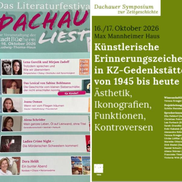 Von Literatur bis Zeitgeschichte: Dachau lädt zum Lesen, Zuhören und Diskutieren