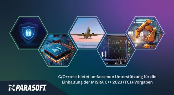 Parasoft C/C++test: Voller Support für MISRA C++:2023 TC1