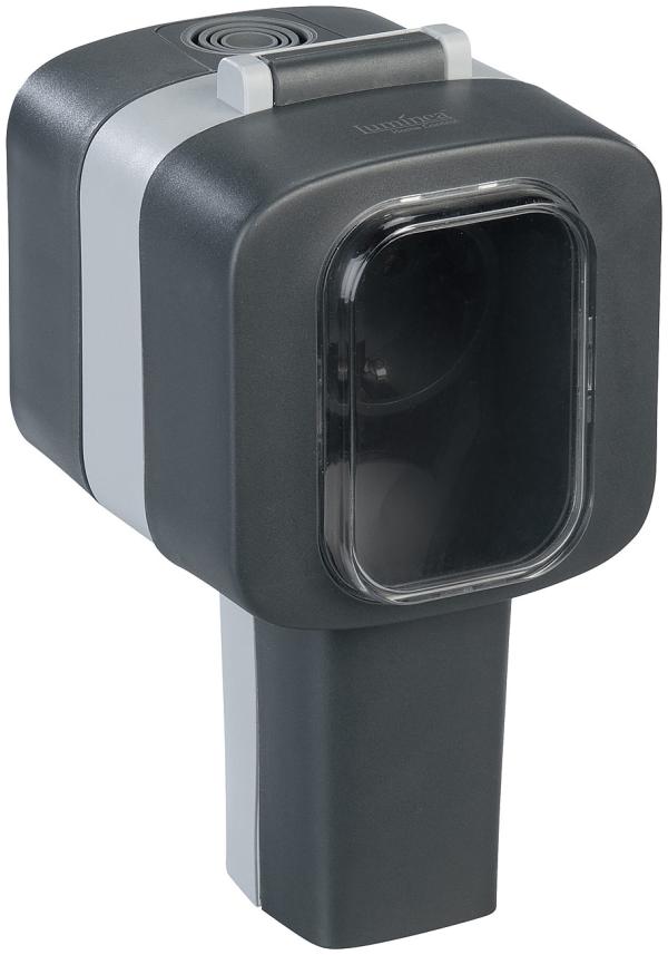 Luminea Home Control Outdoor-Aufputz-Steckdose SF-710, App