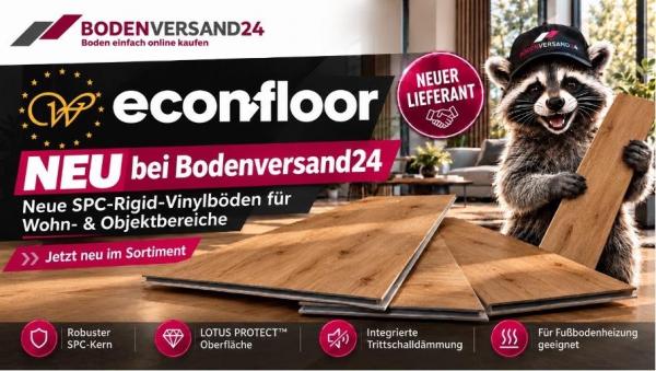 Bodenversand24 begrüßt Econfloor als neuen Lieferanten