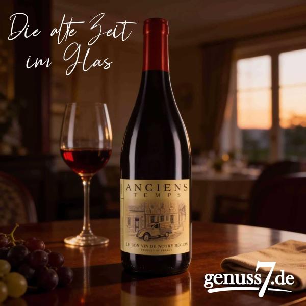 Herbstzeit ist wieder Anciens-Temps-Zeit: Rotwein mit 2CV