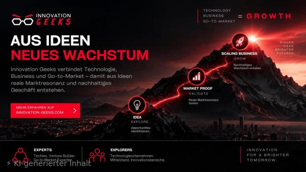 Innovation Geeks bringt Ideen erfolgreich in den Markt