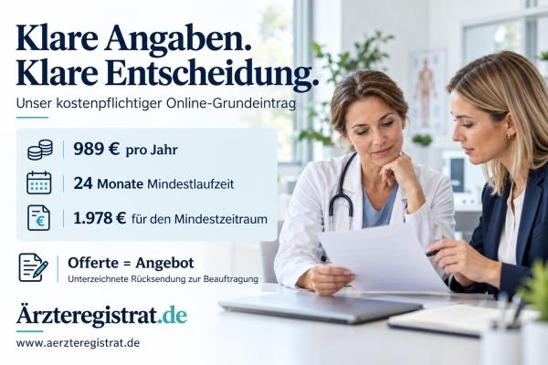 Ärzteregistrat.de zu Anwaltskanzlei Hofauer: Vorsicht vor Anschreiben von aerzteregistrat.de