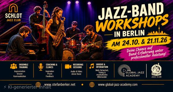 Jazz-Band-Workshops in Berlin: Jazz-Musiker suchen Mitspieler
