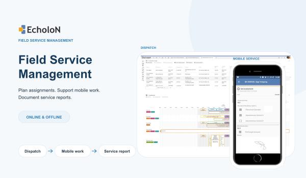 Mobile Servicetechniker mit EcholoN effizient koordinieren