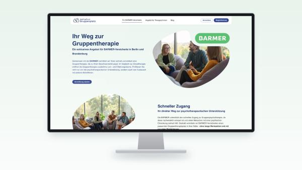 gruppenplatz.de vermittelt BARMER-Versicherte in Berlin und Brandenburg digital in Gruppenpsychotherapie 