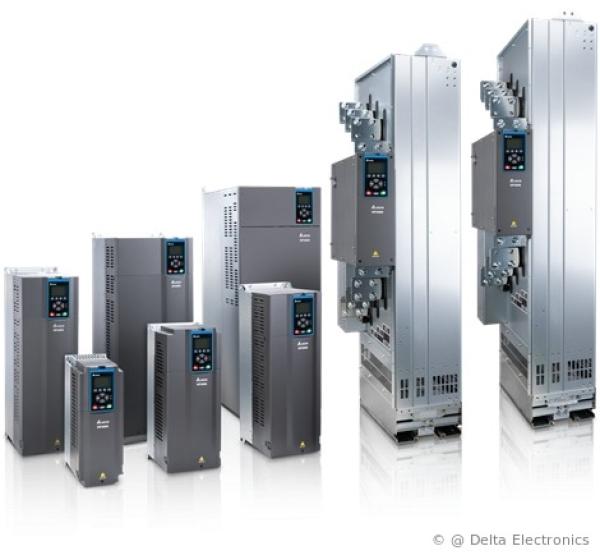 Delta erweitert VP3000-Serie um neue VP3000-E-Frequenzumrichter für Fluidanwendungen