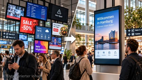 Digital Signage: Warum Content-Architektur die Branche rettet