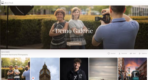 Fotos und Videos an Kunden übergeben: GalleryDock bündelt komplette Projekte