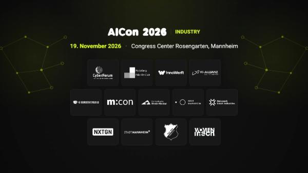 AICon Industry Mannheim: 13 Partner bündeln Kräfte für industrielle KI