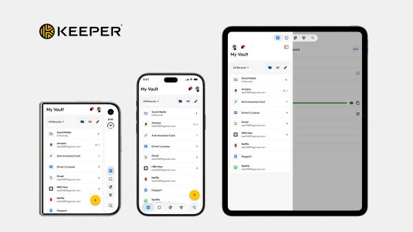 Neu gestalteter Tresor von Keeper Security für iOS unterstützt Liquid Glass und iPhone Duo