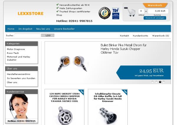 LeXXstore - Der starke Partner für Biker und alle die ihr Motorrad lieben.