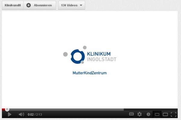 Neues Imagevideo für das MutterKindZentrum im Klinikum Ingolstadt erschienen