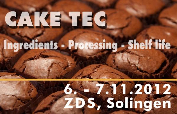 Neu in 2012: CAKE TEC - der Fachkongress rund um die industrielle Kuchenherstellung