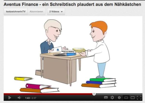 Animation macht komplexe Dienstleistung von Aventus Finance greifbar