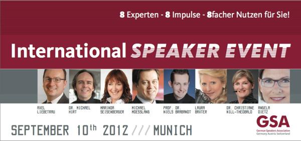 First International Speaker Event in München