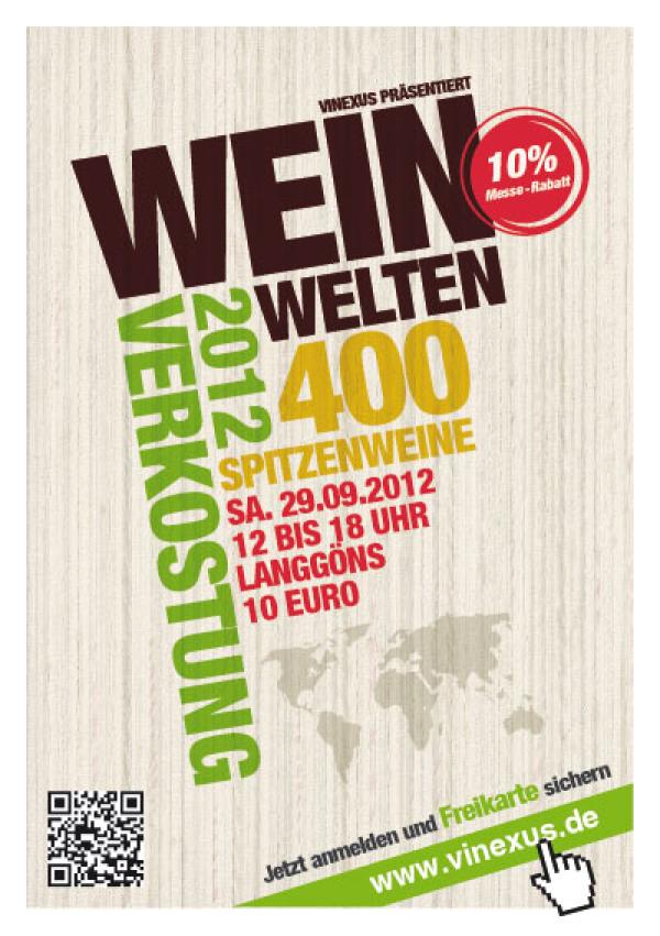 Die Weinwelt zu Gast bei Vinexus: Die WeinWelten 2012