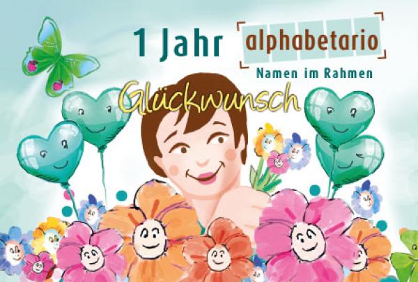 Ein Jahr alphabetario – ein Jahr voller kreativer Geschenkideen.