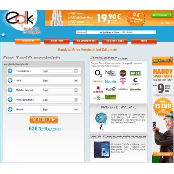 Französisches Online-Vergleichsportal für Handytarife expandiert nach Deutschland