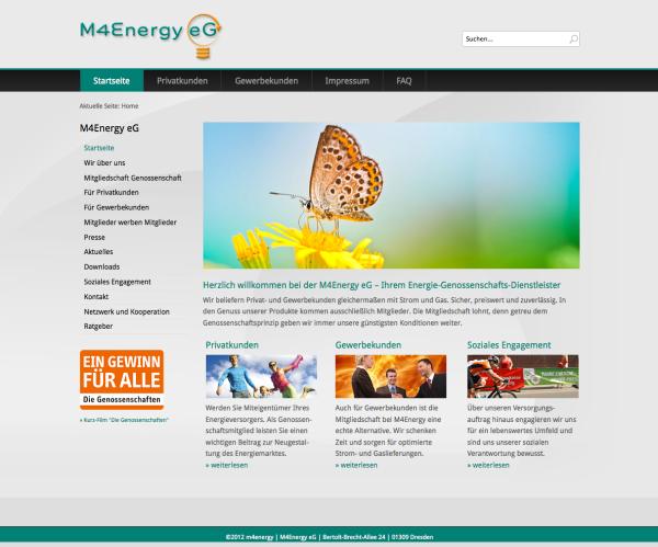 Relaunch: Energiegenossenschaft M4Energy mit frischem neuen Look im Netz