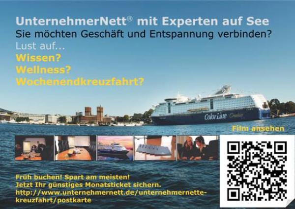 Das gab's noch nie: Eine Kreuzfahrt für Unternehmer.