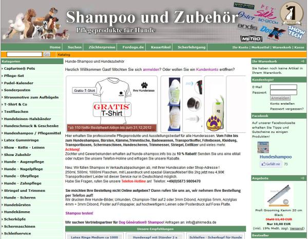 Online-Shop "Shampoo und Zubehör" verschenkt personalisierte T-Shirts*