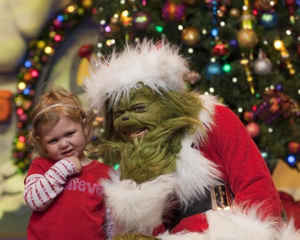 Grüne Weihnacht mit dem Grinch als Gastgeber