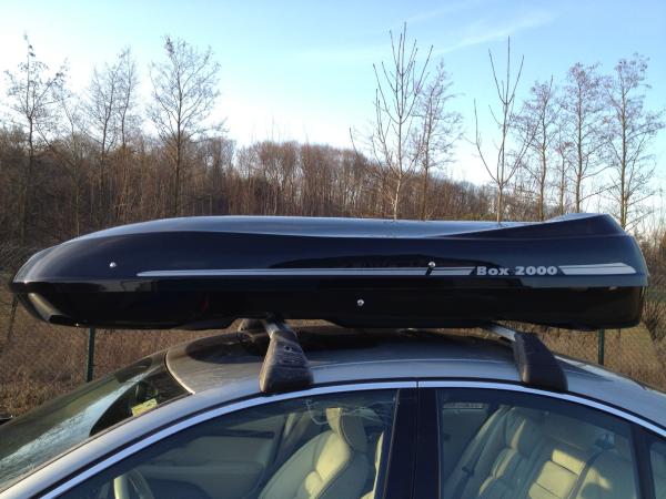 Beluga XXL Premium Dachbox von Mobila bei Dekra Crash-Test 2012
