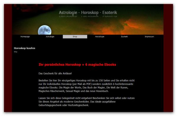 Ein individuelles Geschenk: Horoskop