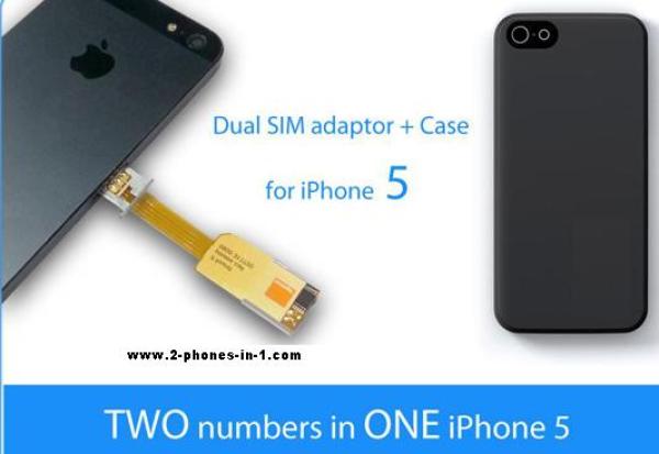 Neuer Dualsim Adapter für das iPhone 5 jetzt bei 2-phones-in-1