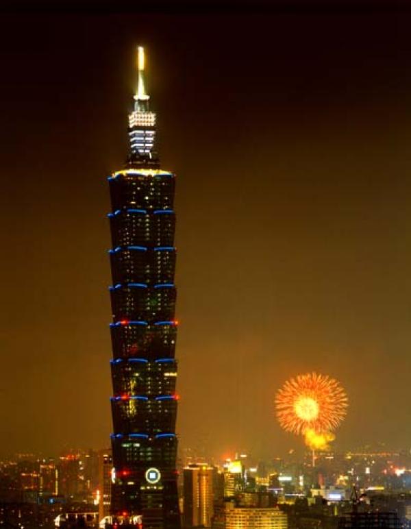 Silvester in Taipeh: Mit Vorsprung ins neue Jahr