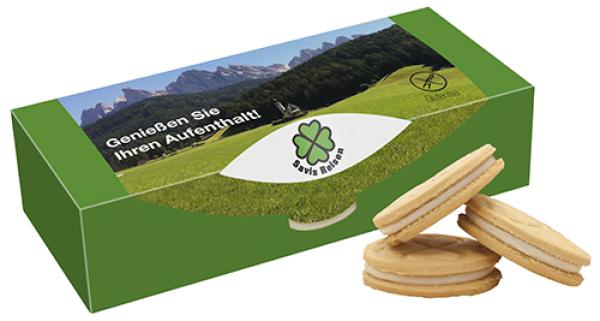 Neue Logokekse mit geprägter Werbung von Werbekonfekt GmbH