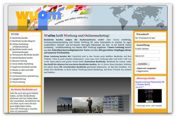  Backlinks kaufen - Homepage optimieren