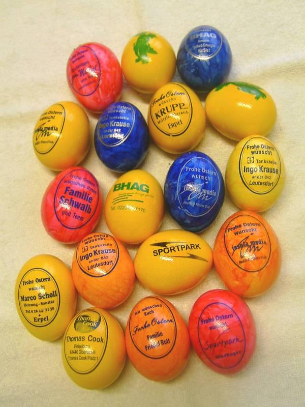 Ostern 2013: Ei, ei, ei, das bedruckte Osterei !