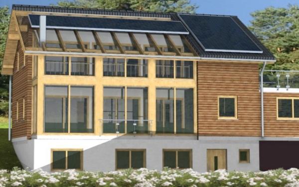 Ein Bio-Solar-Haus als Holzhaus zu bauen liegt voll im Trend