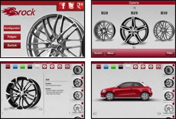 App ermöglicht Felgenwechsel im Handumdrehen. 
